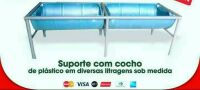 Imagem de Suporte de Cochos e Bebedouro Australiano para Bovinos e Equinos